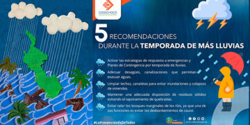 Codechocó: Recomendaciones en la temporada de más lluvias