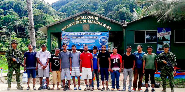 Encuentran 29 inmigrantes ilegales en Nuquí