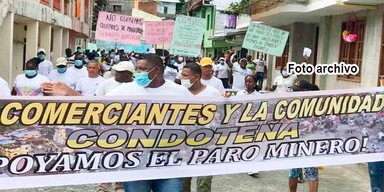 Paro minero del Chocó a partir del 25 de noviembre