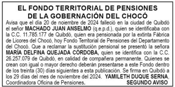 Edicto 2do. aviso Juan Anselmo Machado