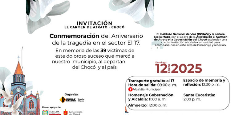 Un año tragesia vía Quibdó Carmen