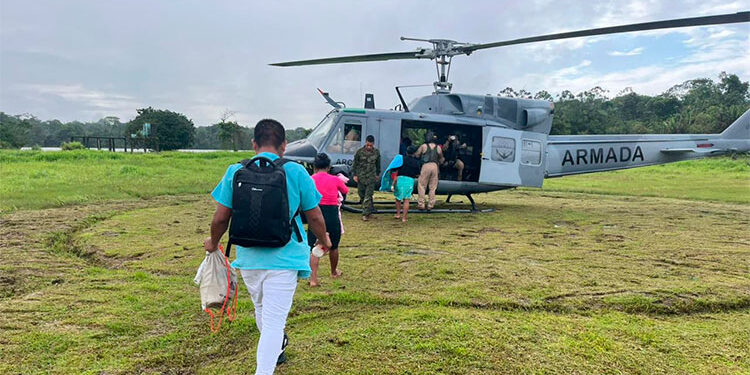 Litoral del San Juan: dos niños indígenas fueron evacuados por complicaciones médicas