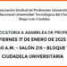 ASPU –CHOCÓ: convocatoria a Asamblea de Profesores