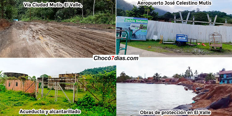 Cuatro obras en Bahía Solano podrían convertirse en cuatro elefantes blancos