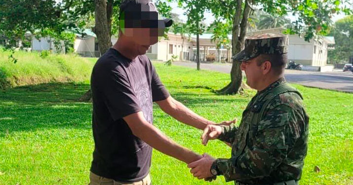 En Riosucio se entregó un miembro del Clan del Golfo