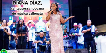 Diana Díaz, cantautora chocoana de música vallenata