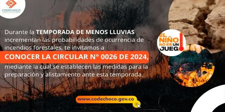 Chocó: La prevención de incendios forestales es compromiso de todos