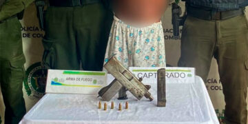 Quibdó: otro capturado con una subametralladora Mini Ingram