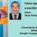 Cómo aprendí a escribir – Libro Autor: Cesar Enrique Rivas Lara Comentarios de Neftalí Rengifo Yurgaqui