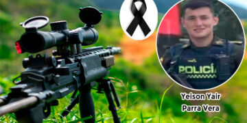Guerrilla del ELN mató a un policía en Río Iró