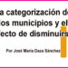 La categorización de los municipios y el efecto de disminuirse