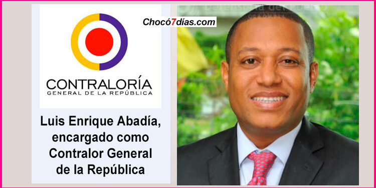 Luis Enrique Abadía García, encargado como Contralor General de la República