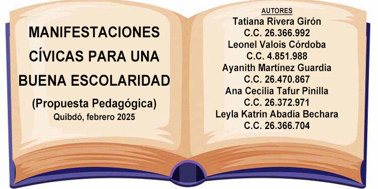 Libro: Manifestaciones Cívicas para una Buena Escolaridad