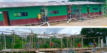 Increíble: algunos líderes indígenas destruyeron la escuela de su corregimiento en Alto Baudó