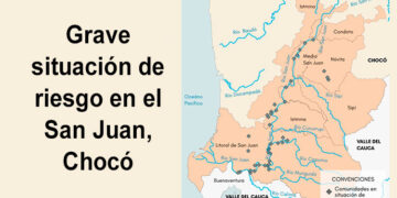 Grave situación de riesgo en el San Juan, Chocó.