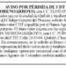 Pérdida de CDT. Nelbis Moreno Arroyo.