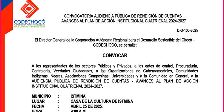 Codechocó audiencia