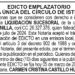 Edicto Argelis Mosquera Bonilla