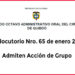 Admiten Acción de Grupo. Auto Interlocutorio 65 de enero 28 de 2025