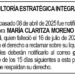 Edicto María Claritza Moreno Mosquera