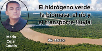 El hidrógeno verde, la biomasa, el río Atrato y el transporte fluvial