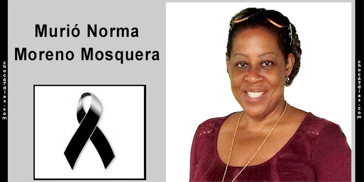 Murió Norma Moreno Mosquera