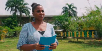 Yirleza, profesora en el municipio del Alto Baudó en Chocó.