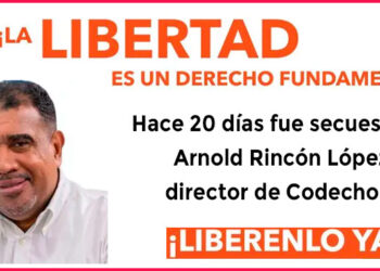 ¡Libérenlo ya! Hace 20 días fue secuestrado Arnold Rincón López, director de Codechocó