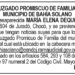 Edicto 1er. aviso María Elena Dequia Mesúa (desaparecida)
