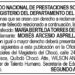 Edicto 2do. aviso María Bertilda Torres de Asprilla