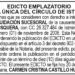 Edicto María Eufemia Mosquera Mosquera