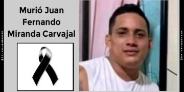 Murió Juan Fernando Miranda Carvajal
