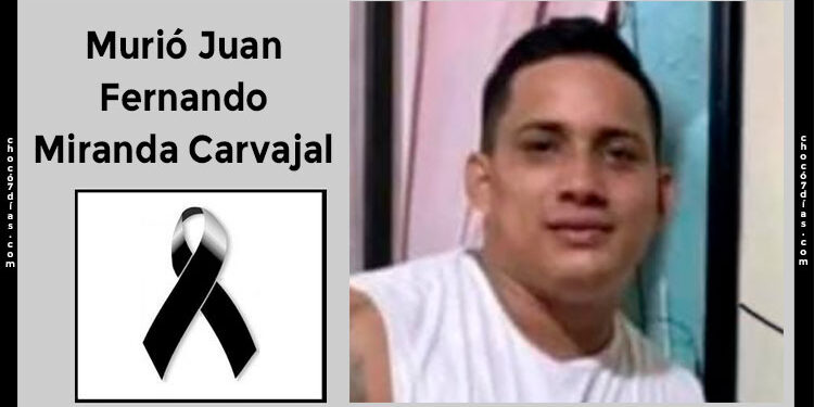 Murió Juan Fernando Miranda Carvajal