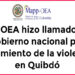 La OEA hizo llamado al gobierno nacional por crecimiento de la violencia en Quibdó
