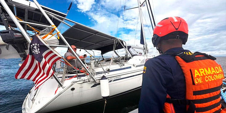 Interceptaron una embarcación con bandera estadounidense en aguas de Bahía Solano