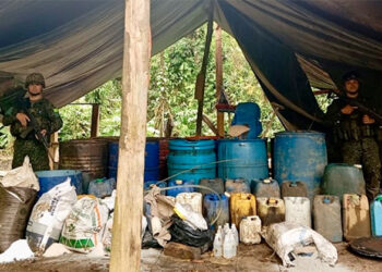 Chocó: Destruyen ocho laboratorios de coca en Medio y Bajo Baudó