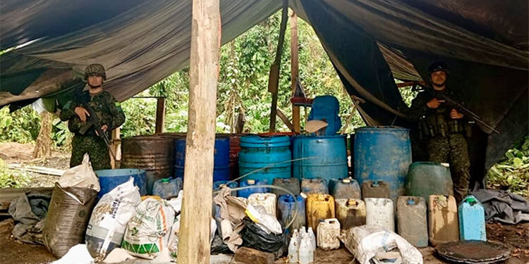 Chocó: Destruyen ocho laboratorios de coca en Medio y Bajo Baudó