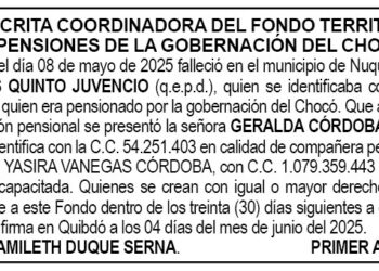 Edicto 1er. aviso Juvencio Vanegas Quinto