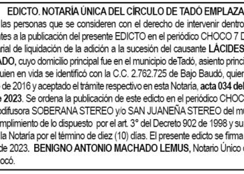 Edicto Lácides Manyoma Hurtado