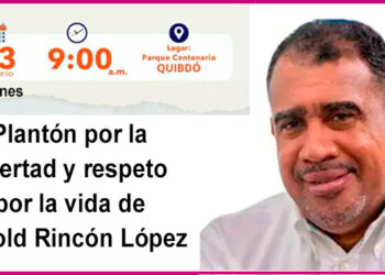 Plantón por la libertad de Arnold Rincón