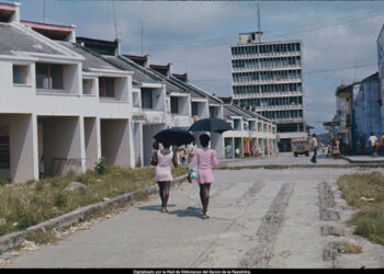 Quibdó, 1970 (ca.). FOTO: Alberto Saldarriaga-Colección fotográfica. Banco de la República-Biblioteca Virtual