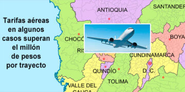 Tarifas aéreas en el Chocó en algunos casos superan el millón de pesos por trayecto