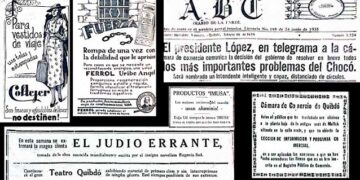 Publicidad en el periódico ABC, de Quibdó, 1935-1938. Imágenes: El Guarengue, con material digitalizado de la Hemeroteca del Chocó.
