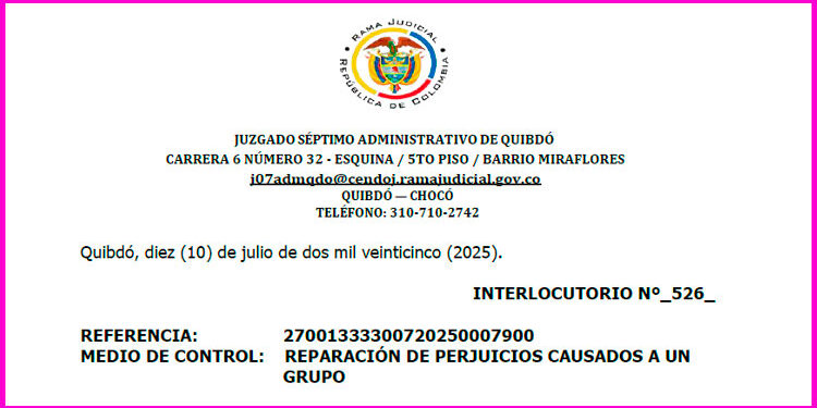 Admiten acción de reparación de perjuicios causados a un grupo