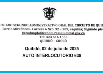 Admiten Acción de Grupo de comunidades de Sipí