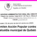 Admiten Acción Popular contra la alcaldía municipal de Quibdó