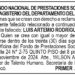 Edicto 1er. aviso Luis Artemio Rodríguez Mosquera