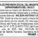 Edicto 1er. aviso Wilson Antonio Caicedo Córdoba