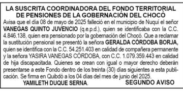 Edicto 2do. aviso Juvencio Vanegas Quinto