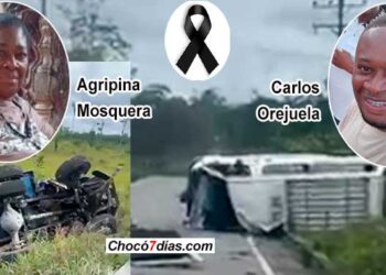Accidente en la vía Quibdó-Istmina deja dos muertos